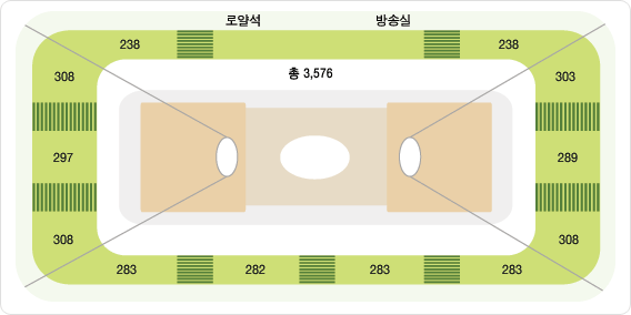 실내체육관 배치도